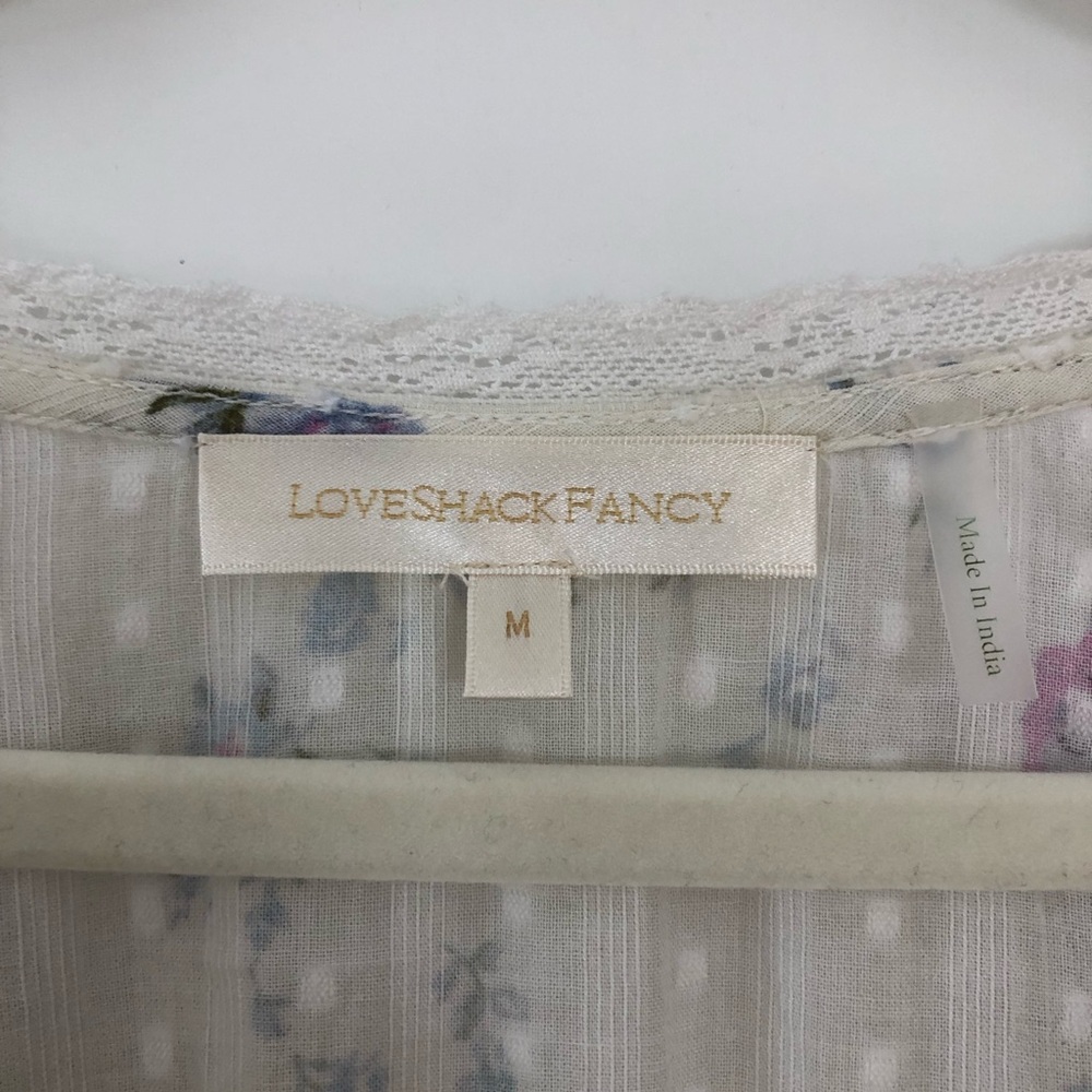 LoveShackFancy Radia Mini Dress in Floral Berry Medley Size M WORN ONCE! - Picture 3 of 9